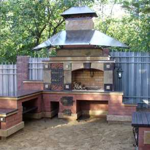 Кованый камин 24