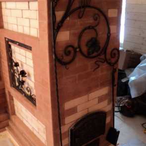 Кованый камин 27
