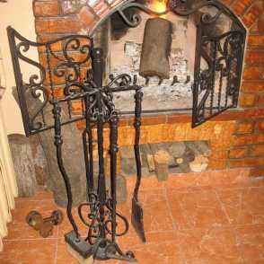 Кованый каминный набор 28