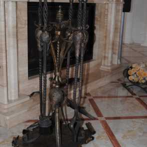 Кованый каминный набор 29