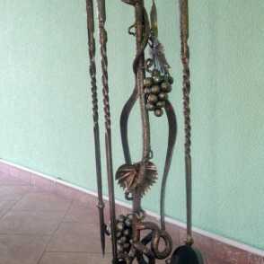 Кованый каминный набор 31