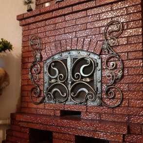 Кованый камин 32