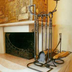 Кованый камин 34