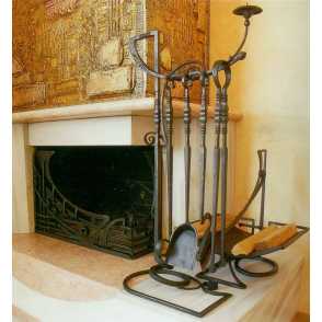 Кованый камин 34