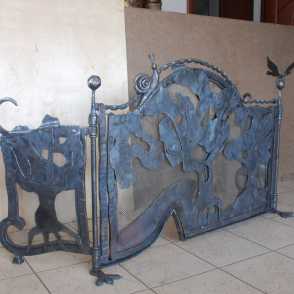 Кованый камин 38