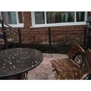 Кованое ограждение 04