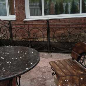 Кованое ограждение 04