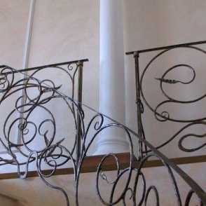 Кованое ограждение для крыльца 13