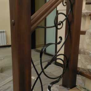 Кованые перила для лестниц 20