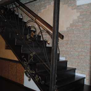 Кованые перила для лестниц 23