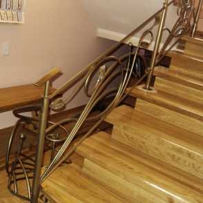 Кованые перила для лестниц 27