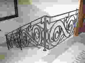 Кованые перила для лестниц 33