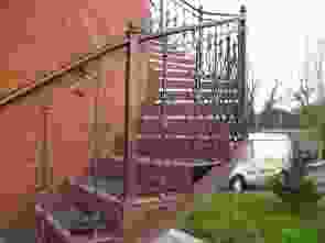 Кованые перила для лестниц на крыльцо 33
