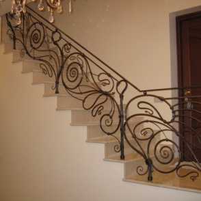 Кованые перила для лестниц 41