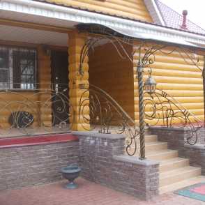Кованые перила для лестниц на крыльцо 15