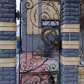 Кованая калитка 32