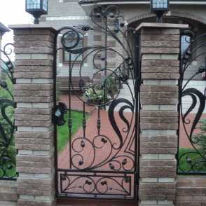 Кованая калитка 36
