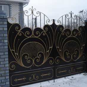 Кованые ворота 52