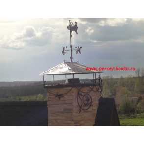 Кованый дымник 5