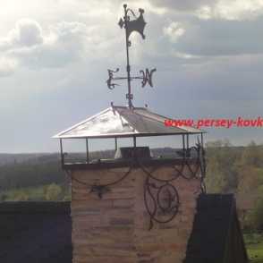 Кованый дымник 5