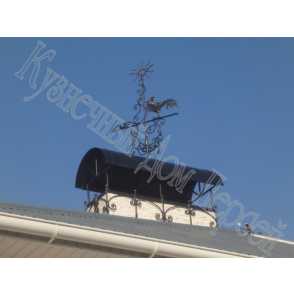 Кованый дымник 7