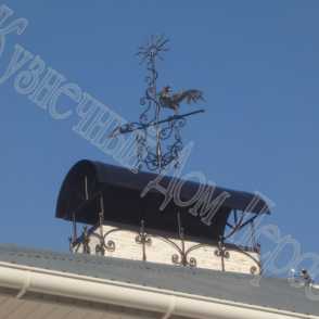 Кованый дымник 7