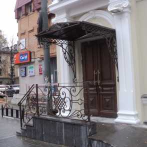 Кованый козырек 23