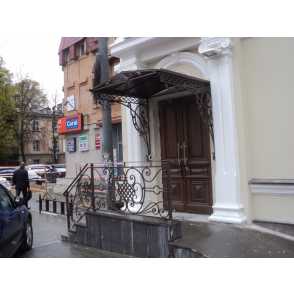 Кованый козырек 23