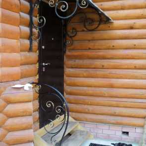 Кованый козырек 25