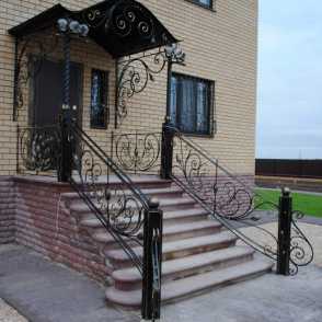 Кованый козырек 27