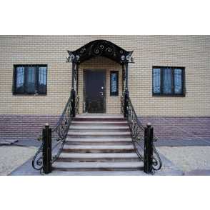 Кованый козырек 29