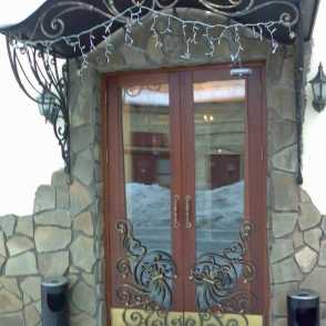 Кованый козырек 30