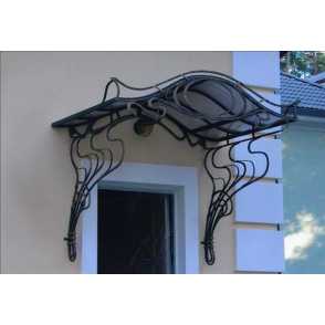 Кованый козырек 46