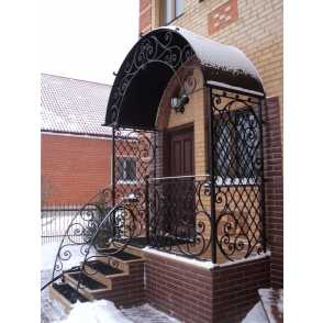 Кованый козырек 53