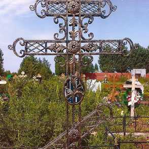 Кованый крест КК-3 8