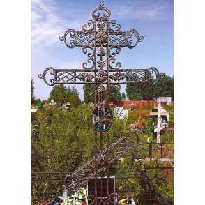 Кованый крест КК-3 8