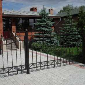 Кованый сварной забор 3