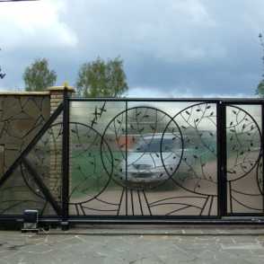 Кованые ворота 55