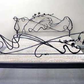 Кованое изголовье кровати 16