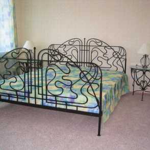 Кованое изголовье кровати 20