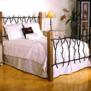 Кованое изголовье кровати 30