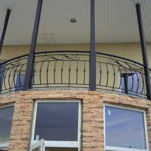 Кованое ограждение балкона 10