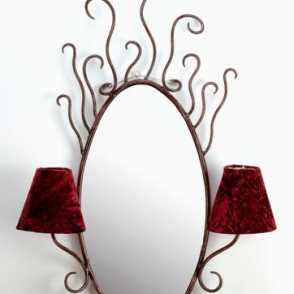 Зеркало в кованой раме 3