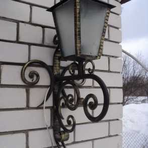 Кованый фонарь 10