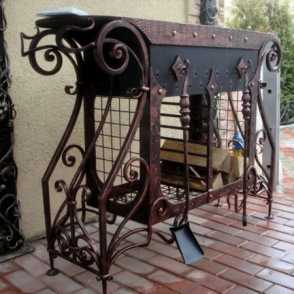 ﻿Кованый мангал 21