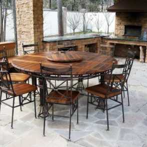 Кованый стол 25