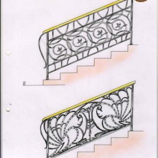 Кованые лестницы КД Персей