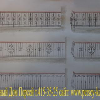 Кованые балконы КД Персей Кованые балконы КД Персей