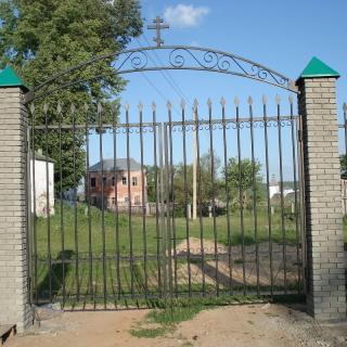 Фото кованых ворот и калиток КД Персей