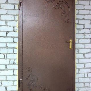 Фото кованых дверей КД Персей